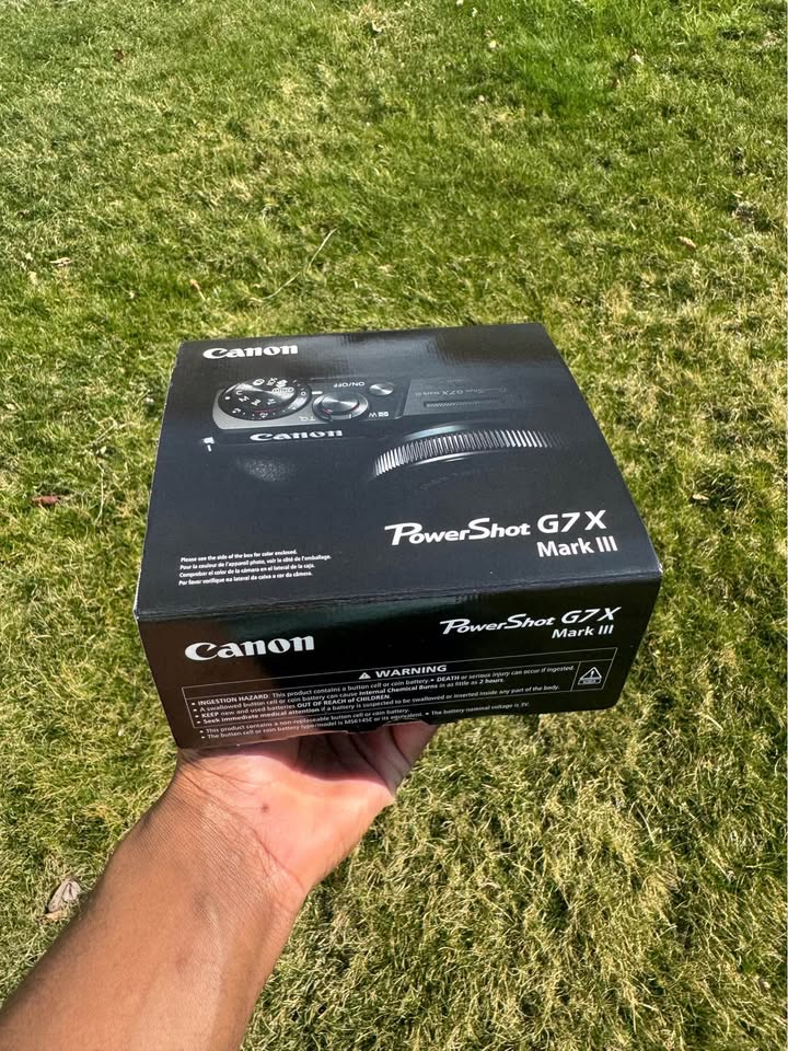 Brand New Canon PowerShot G7 X Mark lll 📸