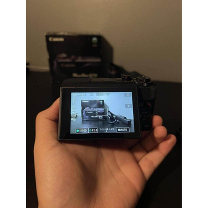 Canon Powershot G7 X Mark ll Compact Camera - Black + Sd Card