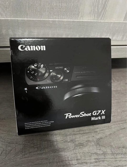 Canon PowerShot G7 X Mark III - 20.1MP Point & Shoot Digital Camera - Black