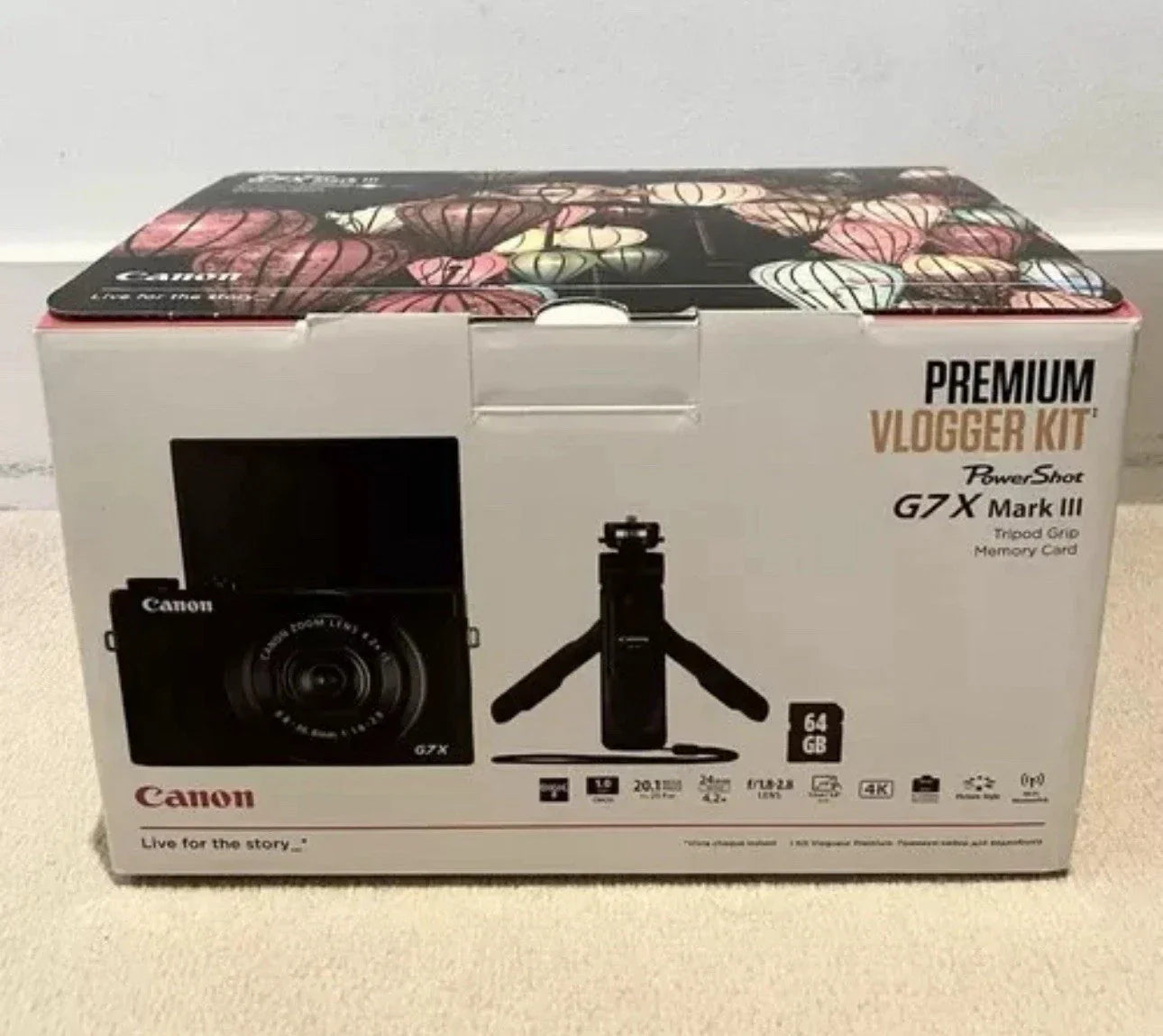 ✨ Canon PowerShot G7 X Mark III Camera Vlogger Kit, Black