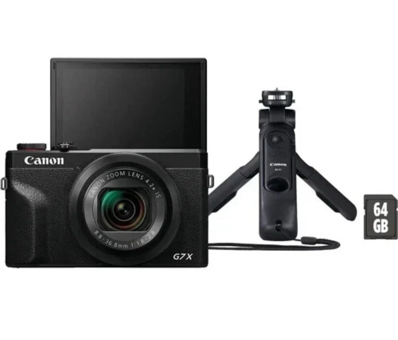 ✨ Canon PowerShot G7 X Mark III Camera Vlogger Kit, Black